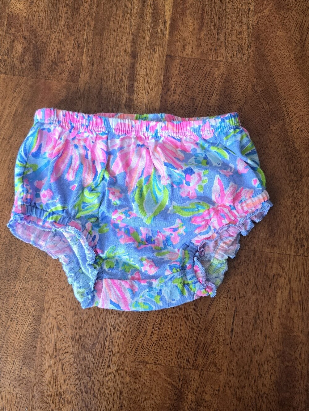 Lilly Pulitzer Baby Girls 6-12mon Floral Ruffle Bloomer Bottoms